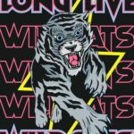 A tiger with long live wildcats written on it